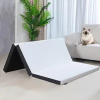 Folding Mattress, 3 inch Single Tri-fold Memory Foam Mattress Topper with Washable Cover,Cooling Mattress Pad for College Dorm 2
