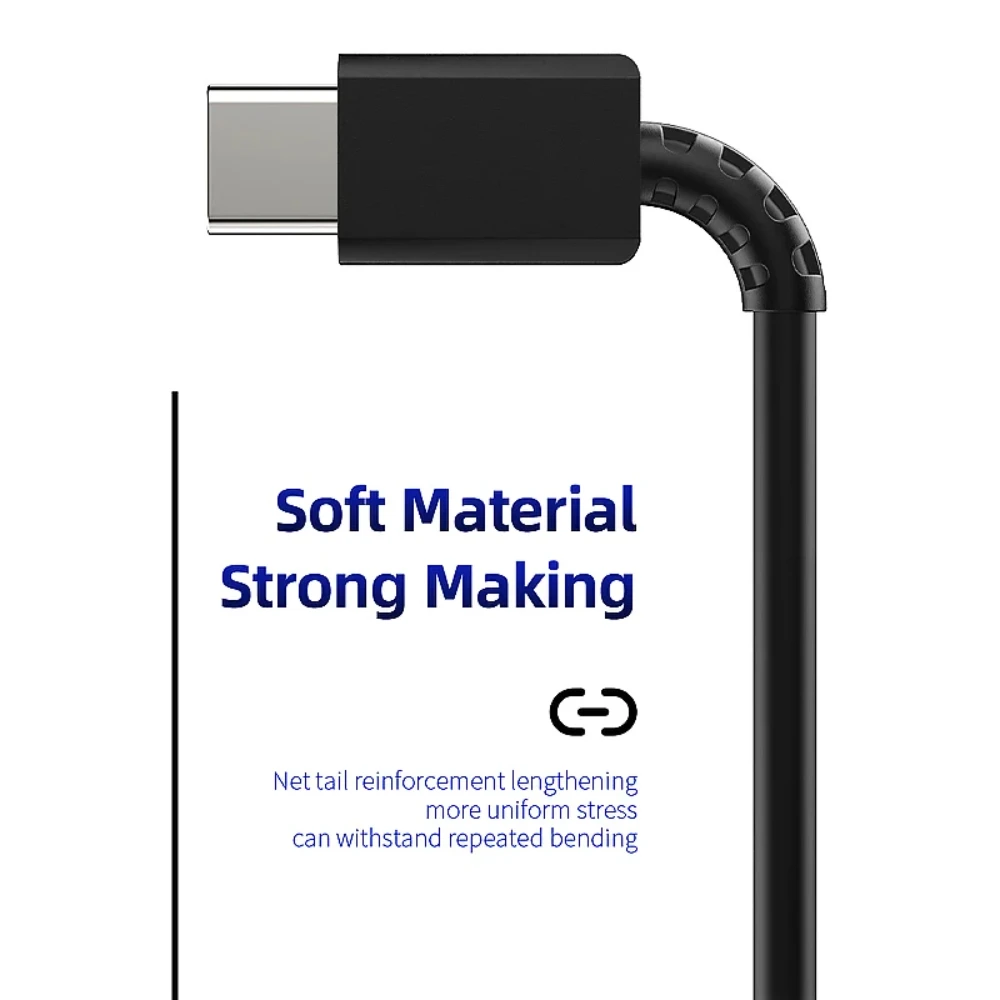 NNBILI 1-2개입 5A PD 45W 듀얼 USB C 초고속 충전 케이블 (삼성 S24 플러스 노트 20 울트라 A54 A55용) 퀵차징 데이터 케이블