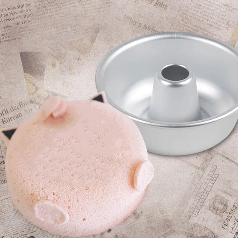 Aluminum Ring Cake Tin For Baking Small/Lager/Giant Donut Non Stick Savarin Mold Pan 1Pcs