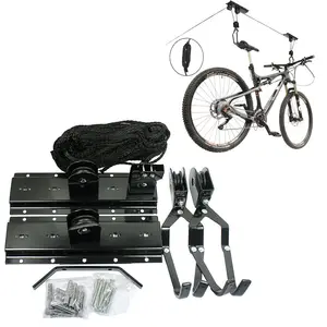 Подвесная вешалка для велосипеда, подъемник для хранения, гаражный подъемник, потолочное крепление