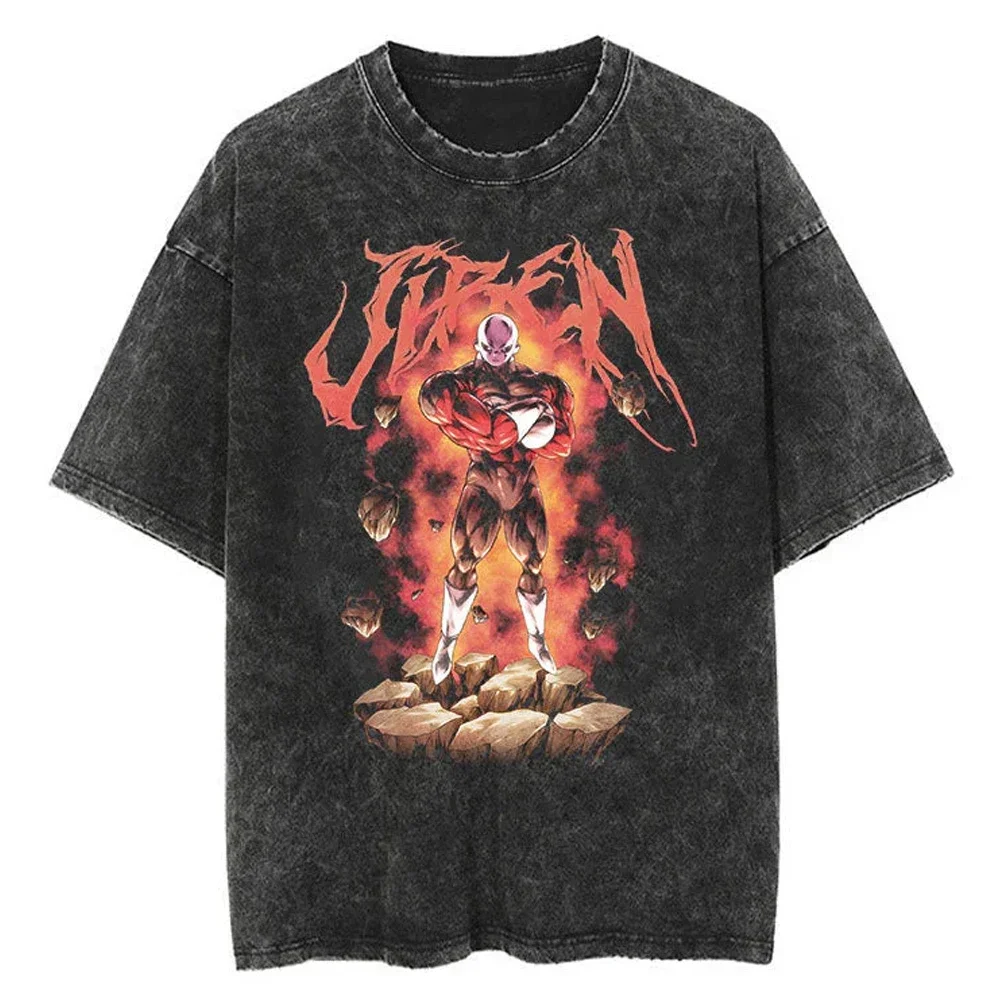 2026 Japan Anime Dragon Ball Bedrucktes T-Shirt für Herren und Damen, gewaschenes T-Shirt, hochwertiges Vintage-Baumwoll-T-Shirt, Harajuku-Oberteile – Detail 23
