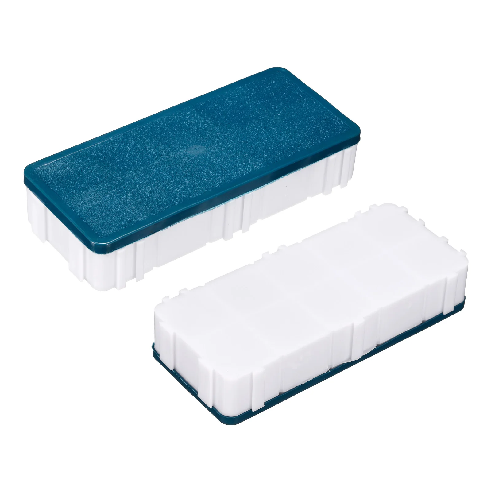 10/12Grid Paint Palette Plastic Painting Tray Deep Saver Box Detachable Soft Cover Storage Organizer for Watercolor Gouache