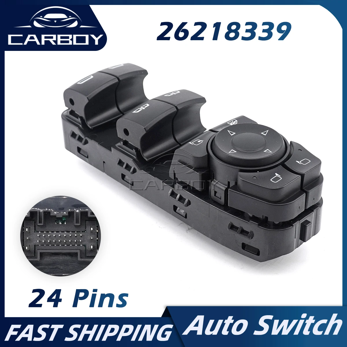 26218339 26235698 Car Power Window Mirror Adjustment Switch For Opel