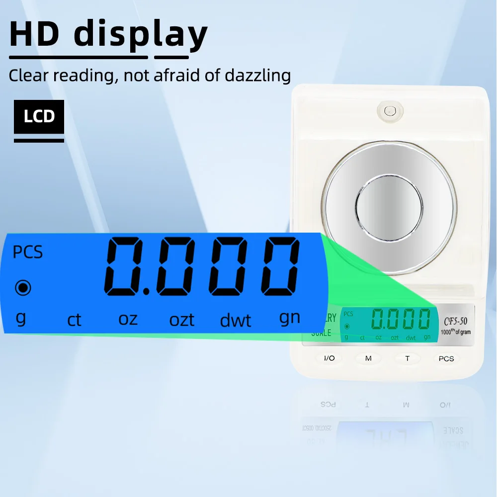 Jewelry Digital Electronic Scales Portable High Precision CF5-50
