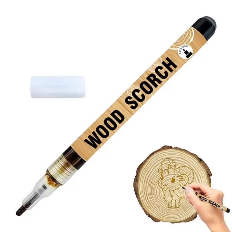 

Wood Burning Pen Marker Heat Sensitive Burn Markers For Wood Innovative Wood Scorch Pen Tool In DIY Wood Projects Easy Use