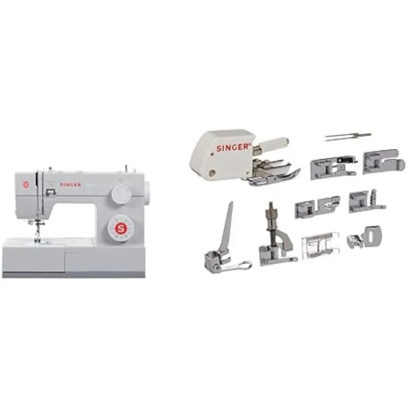 

SINGER | Heavy Duty 4423 Machine with Accessory Kit, Including 9 Presser Feet, Twin Needle, and Case