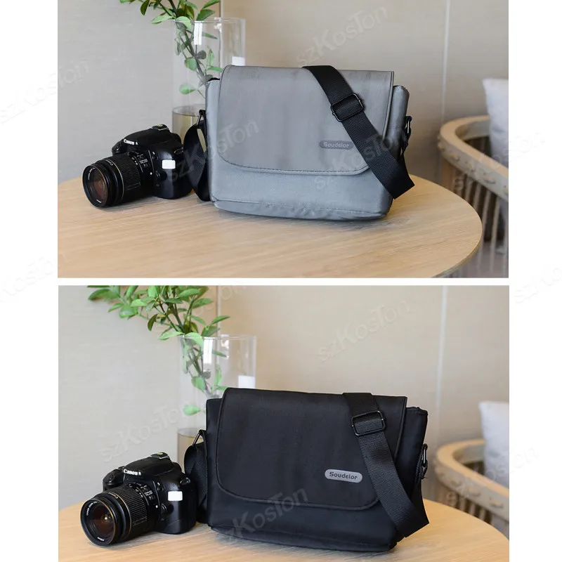 Digitale SLR-Umhängetaschen, wasserdichte Kameratasche, Objektiv-Fotografie-Tasche, Reisetasche für Canon, Nikon, Sony, Micro-Einzelkamera-Hülle – Detail 14