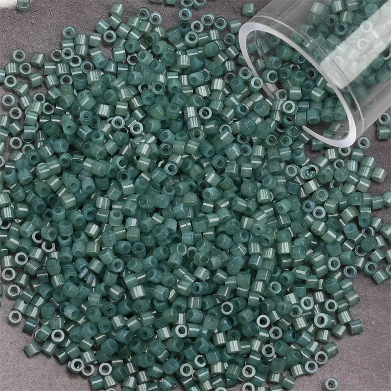 1,6 mm Super Uniform tschechische Jade Glas Japan Perlen 11/0 kleine Glasperlen für DIY Schmuckherstellung Frauen handgemachte Stickerei Versorgung – Detail 14