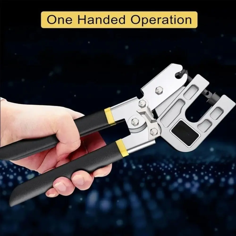 Alloy Steel Keel Pliers Professional Single-handed Rivet-free Pliers Labor-saving 10-inch Punching Pliers Ceiling