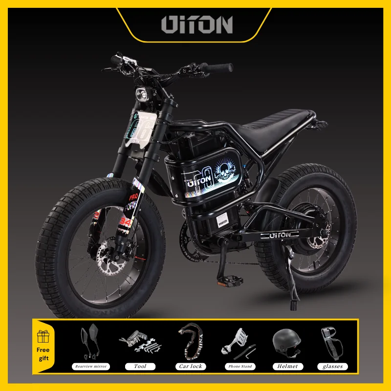 Diton S-300 60V 3000W Electric Bike | 25Ah Remote Battery | Powerful Motor, Off-Road Electric Bike for Outdoor Lovers