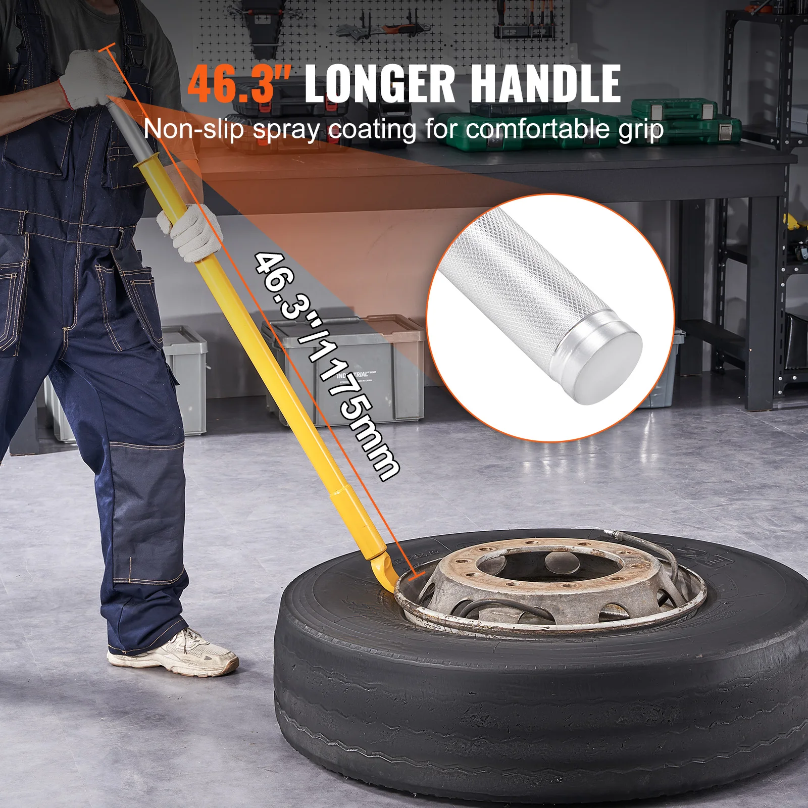 Heavy Duty Steel Tire Bead Breaker Slide Hammer Tool for Car Truck