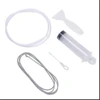 Clean Brush Kit for Refrigerator Drain Wash Brush Suction Syringe 1.5M Hose Fridge Drain Hole Cleaner Stick Dredge Tool 6