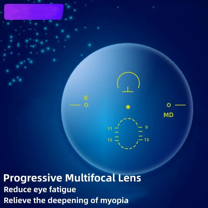 Firada 1,56 1,61 1,67 1,74 hmc Anti-Reflexions-Anti-Kratz-asphärische progressive optische Mehrfokus-Brille – Detail 3