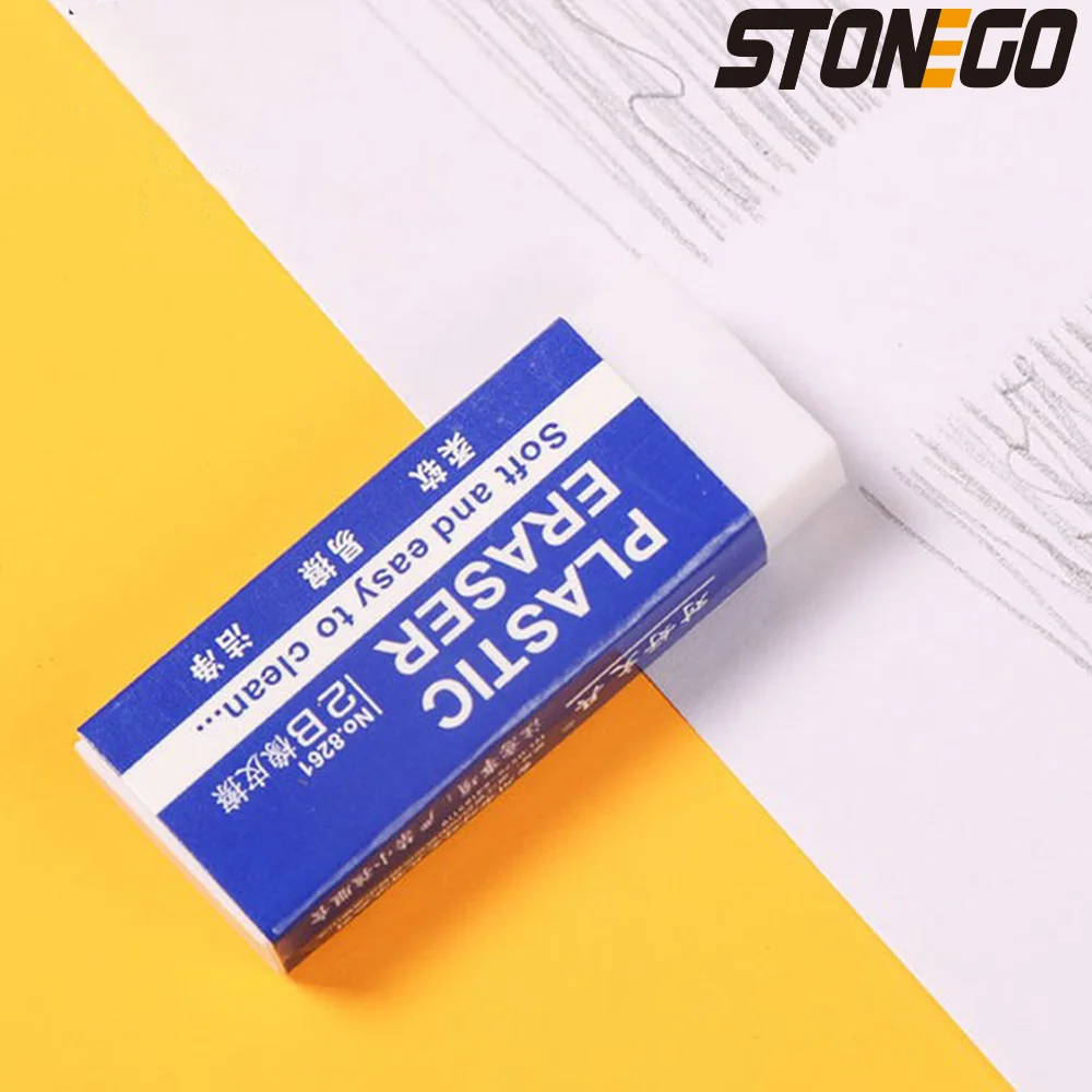 

STONEGO Eraser Learning Painting Tools Clean Without Leaving Marks 2B Eraser Stationery Learning Office Supplies