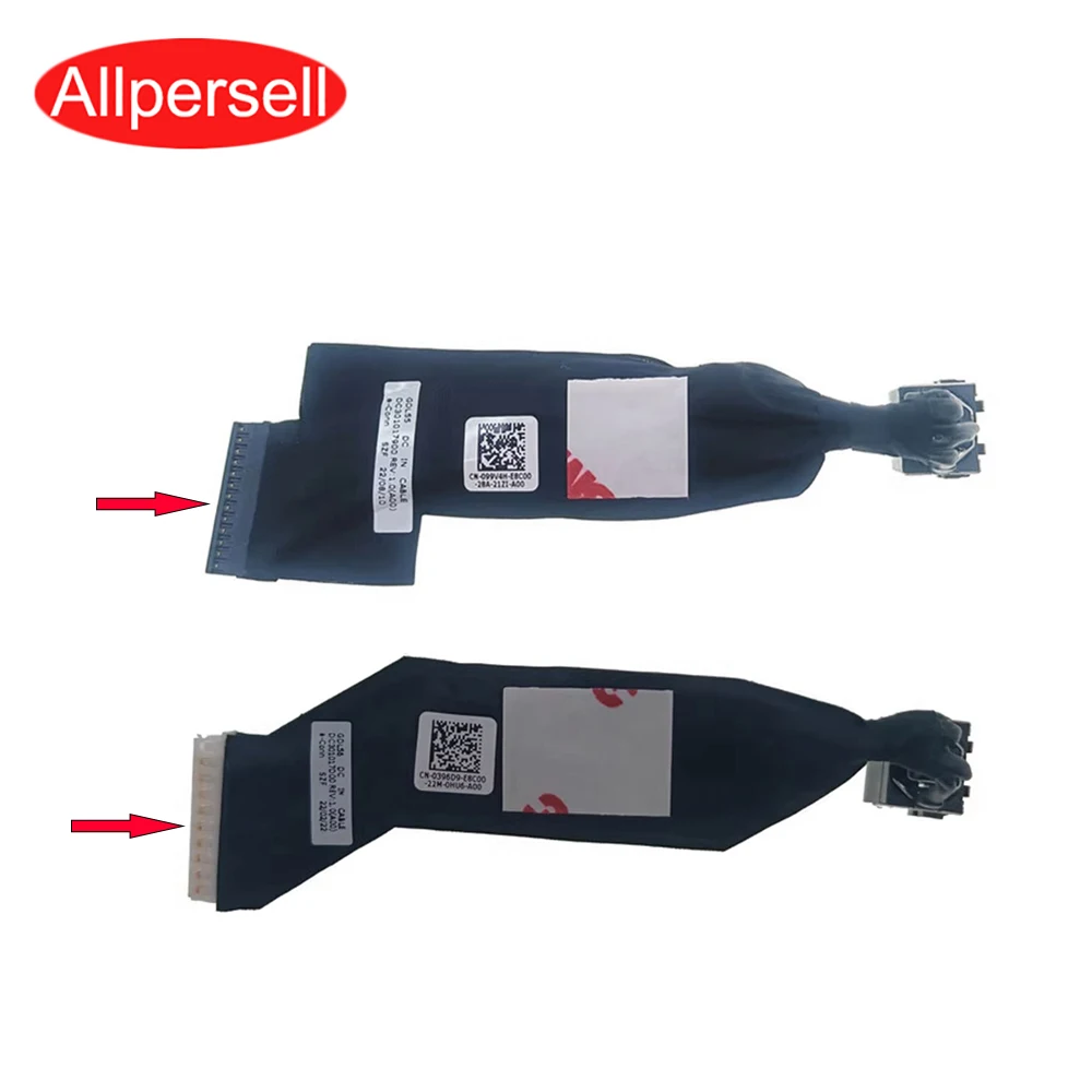 

Разъем питания постоянного тока для Dell G15 5510 5511 551515 5520 5521 Inspiron 5525, разъем кабеля, штекер кабеля 099V4H 0396D9