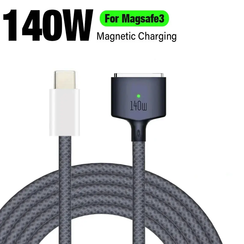 140W 2M Magnetic USB-C Fast Charging Cable