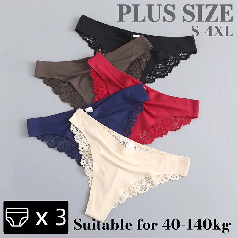 Abandi G String Thongs For Women, 4 Pack Plus Size Chain T Back Low Rise Panties, Cute Underwear With Bowknot,Size XXS
