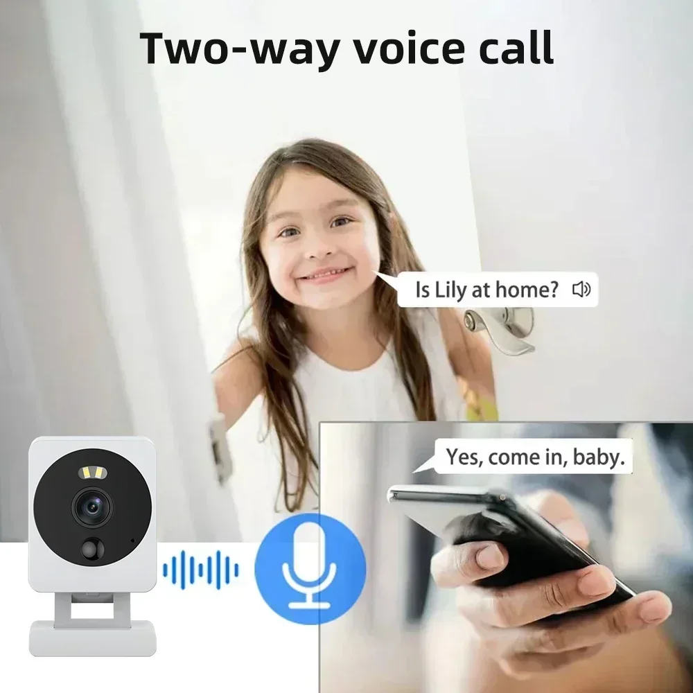 Tuya Smart Life WiFi Camera 5MP HD Motion Detection Color Night Vision Wireless CCTV Surveillance Camera Tuya APP 5