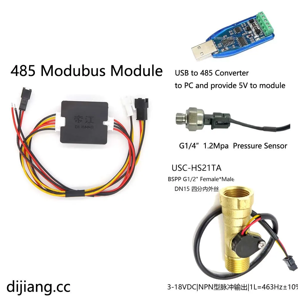 RS485 Pulse Frequency Collect and Process Module Dijiang Hall Flow