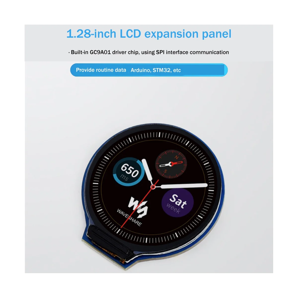 Waveshare 1.28 ġ  ÷ LCD ũ , 240x240 ȼ SPI  LCD Ȯ 