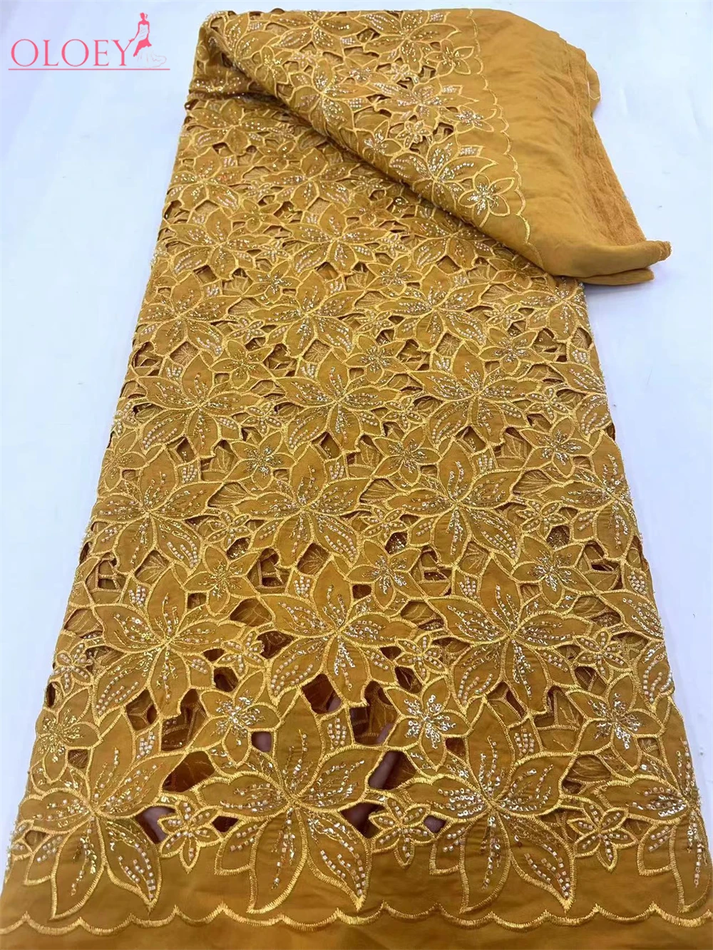 Environmentally Friendly colors  Fashion French Mesh non Fading Embroidery Fabric African Nigerian Lace Fabric For Wedding Dress