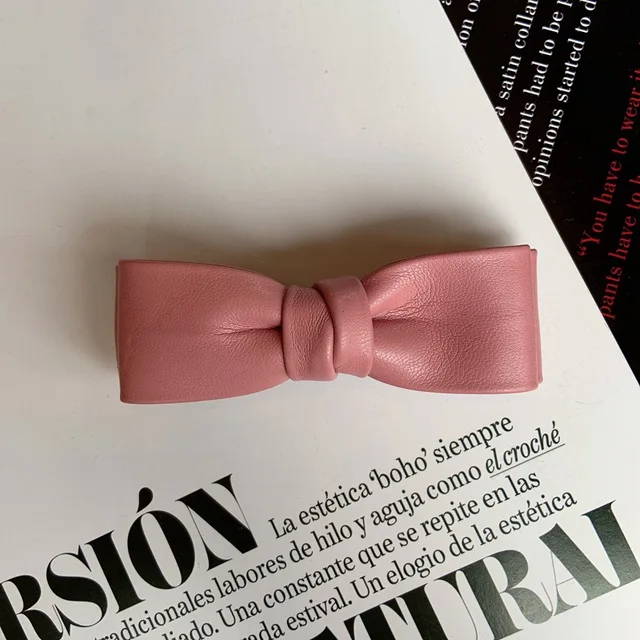 New Women Long Leather Ponytail Hold Hair Tie ободок для волос Headband Hair bands For Girls Hair Accessories gumki do wlosow Y 4