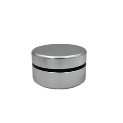 Durable Aluminum Earphone Case with Protective Interior and Waterproof Design (Small Light Grey)