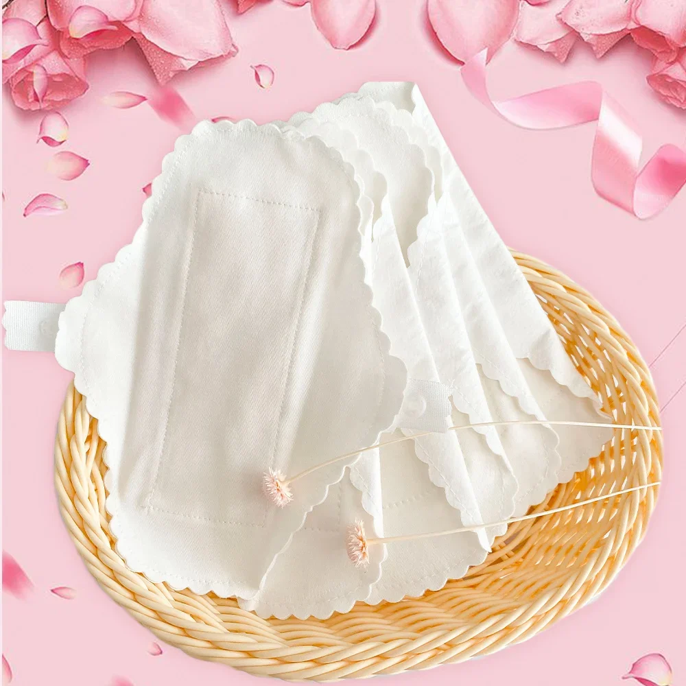 3Pcs Thin Reusable Cotton Sanitary Pads Washable Waterproof Panty Period Panties Leakproof Pad Liner Feminine Hygiene Supplies menstrual pads