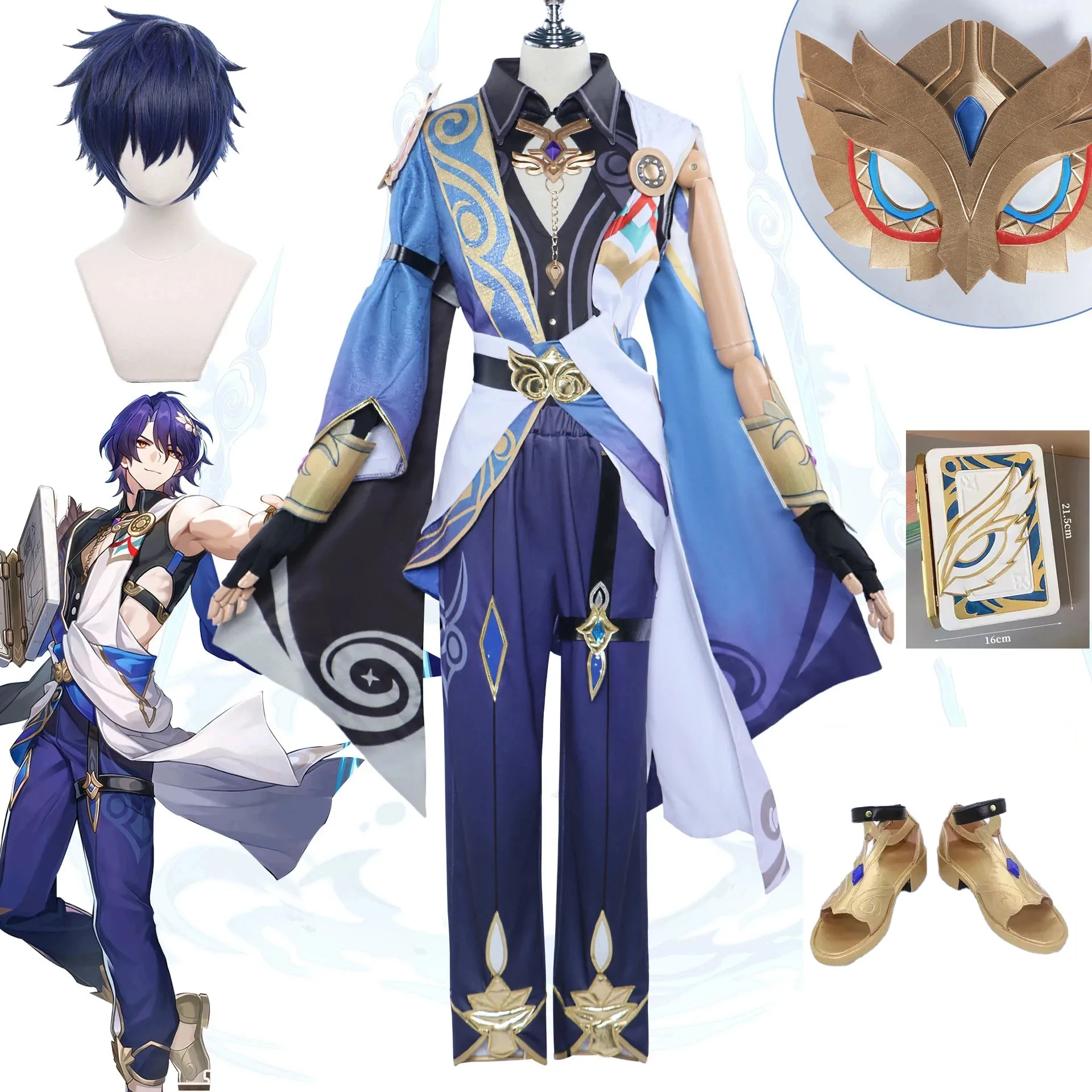 Cosplay Costume Party Dr. Ratio Cosplay Game Honkai Star Rail Doctor Veritas Ratio Outfit Costume Game Gioco Di Ruolo Animazione Prop