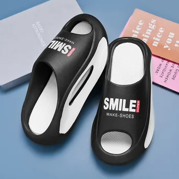 ⁦Summer Slippers for Men Women EVA Soft-soled Platform Slides Unisex Sneaker Sandals Casual Beach Shoes Indoor Outdoor Big Size⁩ – תמונה ⁦5⁩