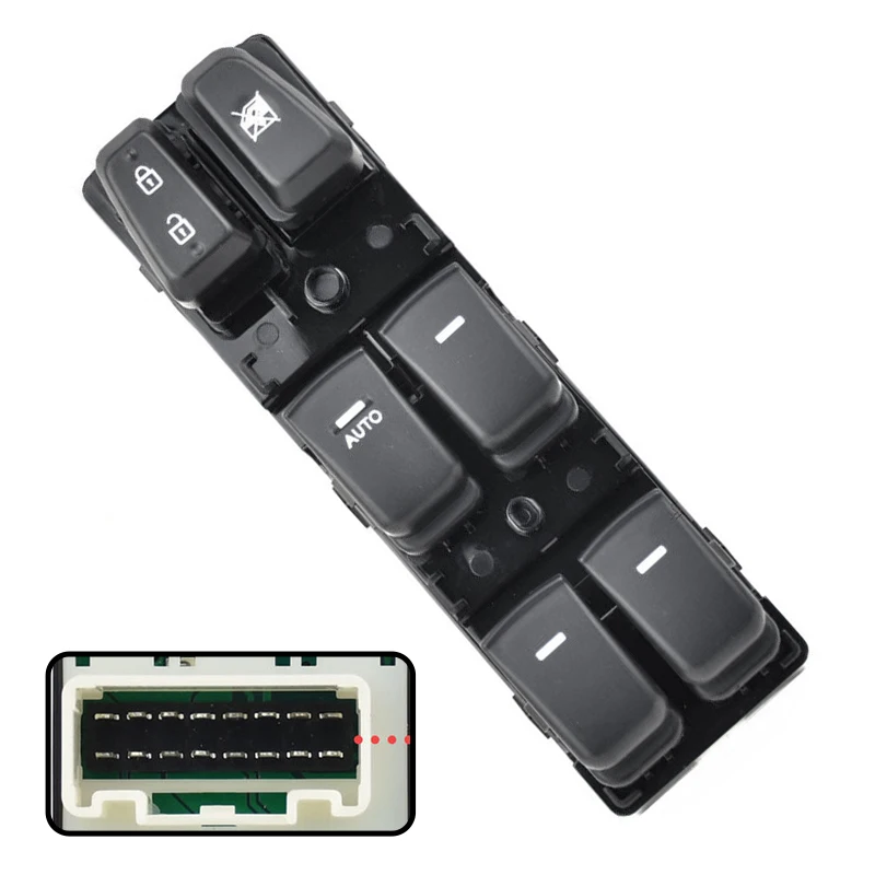 

Переключатель переднего левого стекла автомобиля 93570-3S000, подходит для Hyundai Sonata 2015 2014 2013 2012 LHD