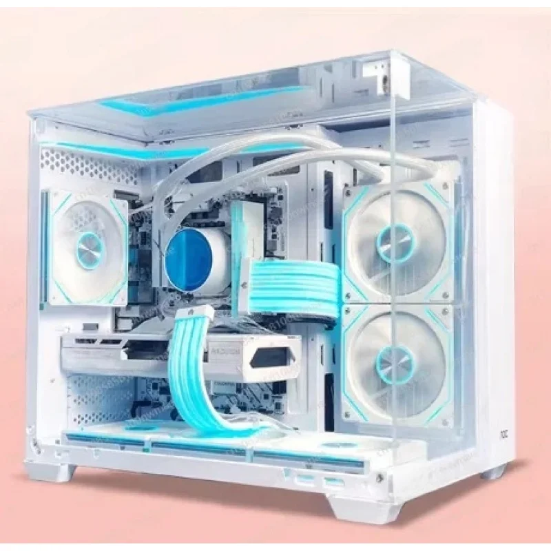 2025 New Style Core I7 14th 14700K 16G DDR5 RTX5060 Gaming PC Desktop with ATX Mid Tower & Fan for Business Use - Image 3