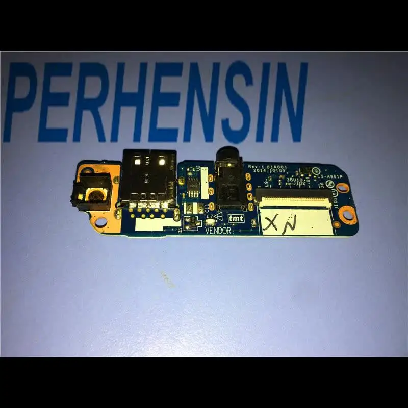 Оригинальная дочерняя плата Dell Latitude E7450 аудиокнопка USB cn-0110hr 0110hr 110HR ls-a961p 100%