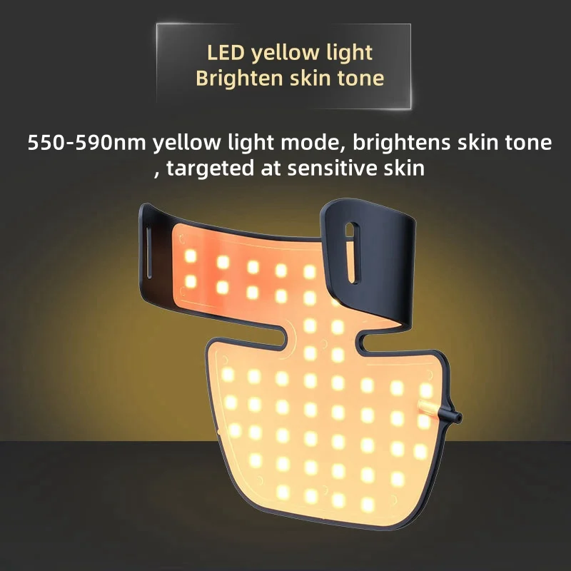 LED photon neck beauty device LED Photon Beauty Mask Skin Rejuvenation Home Face Lifting Whitening Skin Care Beauty Mask