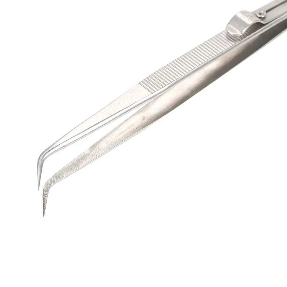 Precision Tweezers Multnctional 304 Stainless Steel Tweezers Practical Gem Identification Tweezer Tool