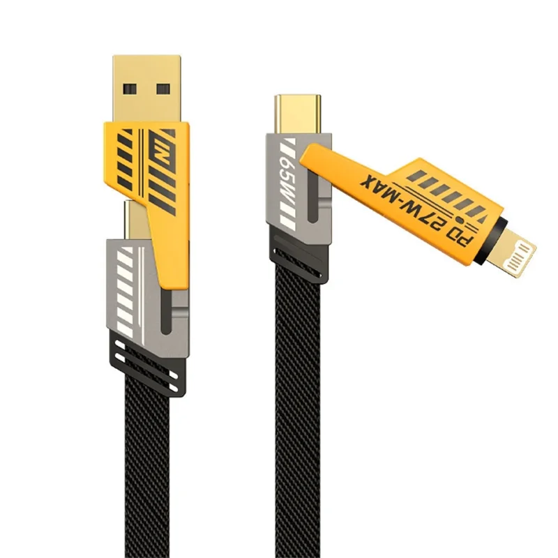 thumbnail image 1 of Cable de datos Cuatro en Uno Carga súper rápida PD27W Carga Dual Tipo-c65W Cable de carga rápida Multifuncional, 1 of 5