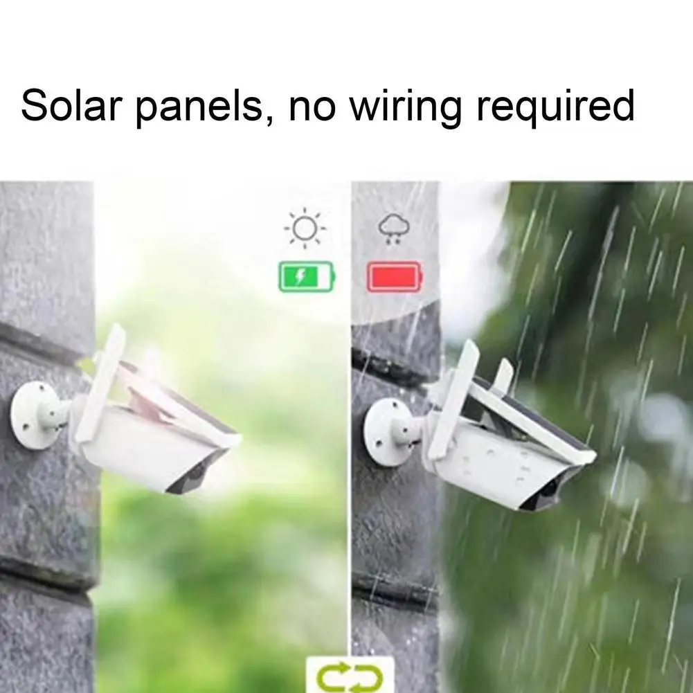 Solar Camera Wireless 3MP Battery Powered WiFi IP Cameras Outdoor 8W Surveillance Waterproof CCTV PIR For Smart Home Security