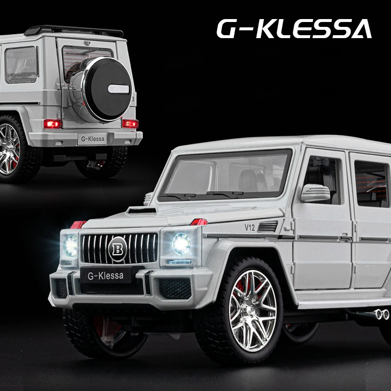 Jurassic World Mercedes G63 AMG 6X6 Drukgegoten Voertuig (Schaal 1:24