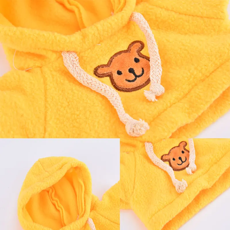 Puppen zubehör für 30cm Ente Hund Plüsch Puppen Kleidung Mini Rucksack für 30cm Lalafanfan Ente Hoodie insgesamt Tier bekleidung Spielzeug – Detail 9