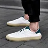 2024 New Men's Shoes Retro Four Seasons Leisure Sports Breathable Fashion Leather Low cut Basic Board Shoes White Shoes 2