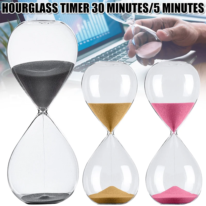 Sand Timer 5/30/60 Minutes for Home Decoration Children Gift