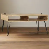 Solid Wood Coffee Table 39.4x23.6x17.7 - Stylish & Durable Living Room Furniture 2