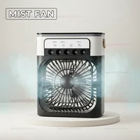Ventilateur 3-en-1 : Climatiseur, Mini Refroidisseur d'Air Domestique, Lumière Nocturne LED, Humidificateur Portable, Ventilateur de Régulation d'Air pour Bureau et Maison 4