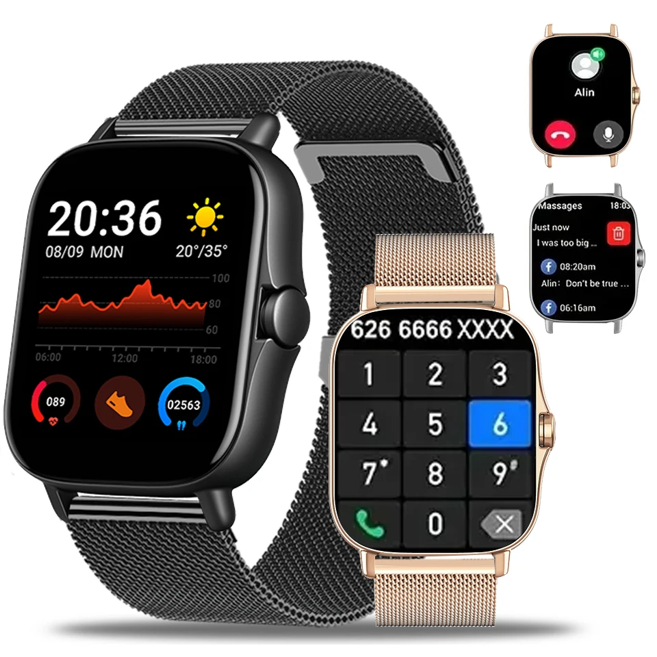 FOR Xiaomi SmartWatch Men Blood Pressure Waterproof Smartwatch Women ...