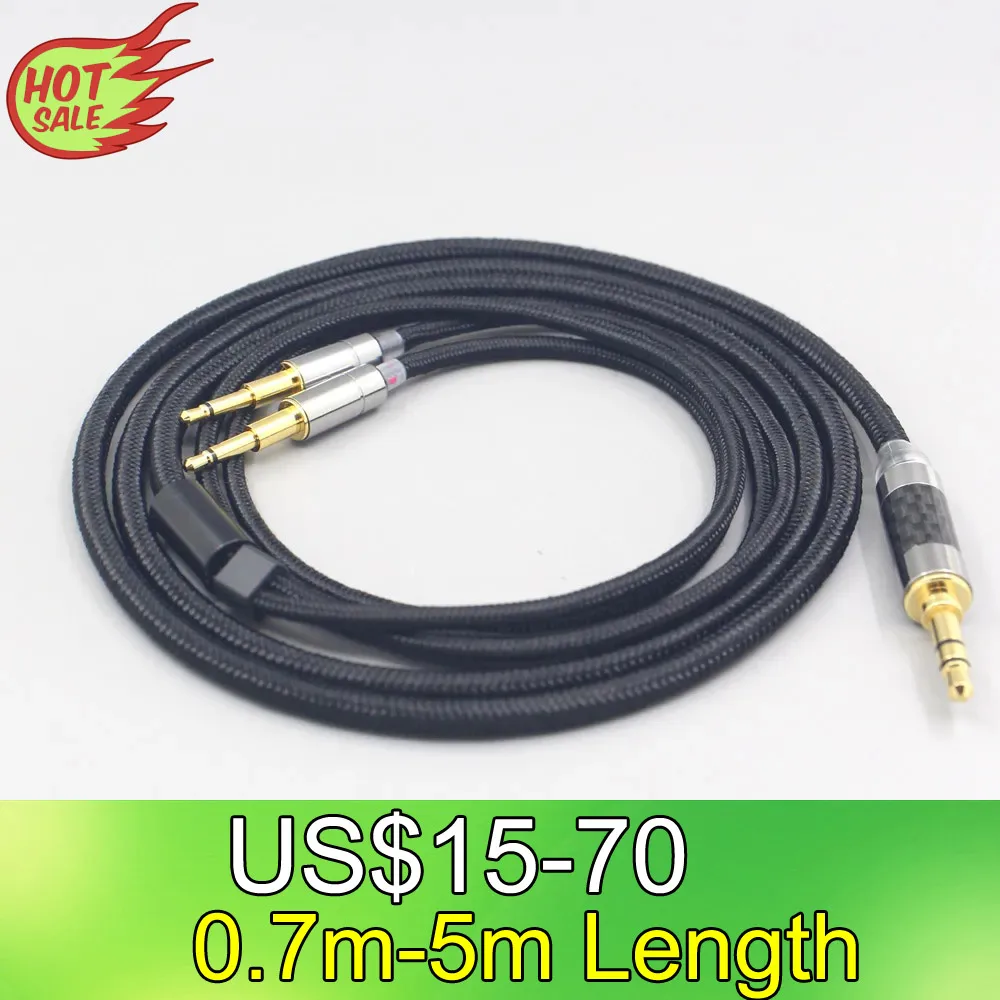 

LN007553 6.5mm XLR 4.4mm Super Soft Headphone Nylon OFC Cable For Sol republic Master Tracks HD V8 V10 V12 X3 Headphone