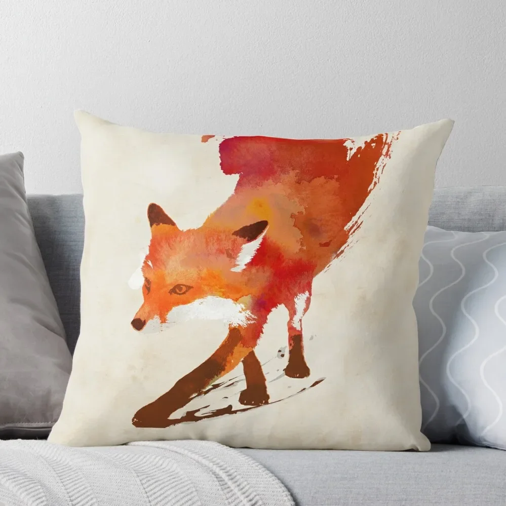 

Vulpes Vulpes Throw Pillow luxury decor christmas decorations 2024