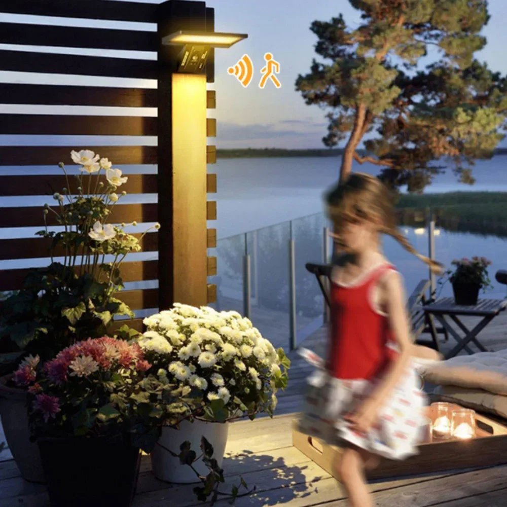 Description Picture 5 of itemSolar Outdoor Lamps Garden Wall Motion Sensor Street Lawn Light IP 65 Waterproof Warm White Courtyard Solar Power Spotlighting