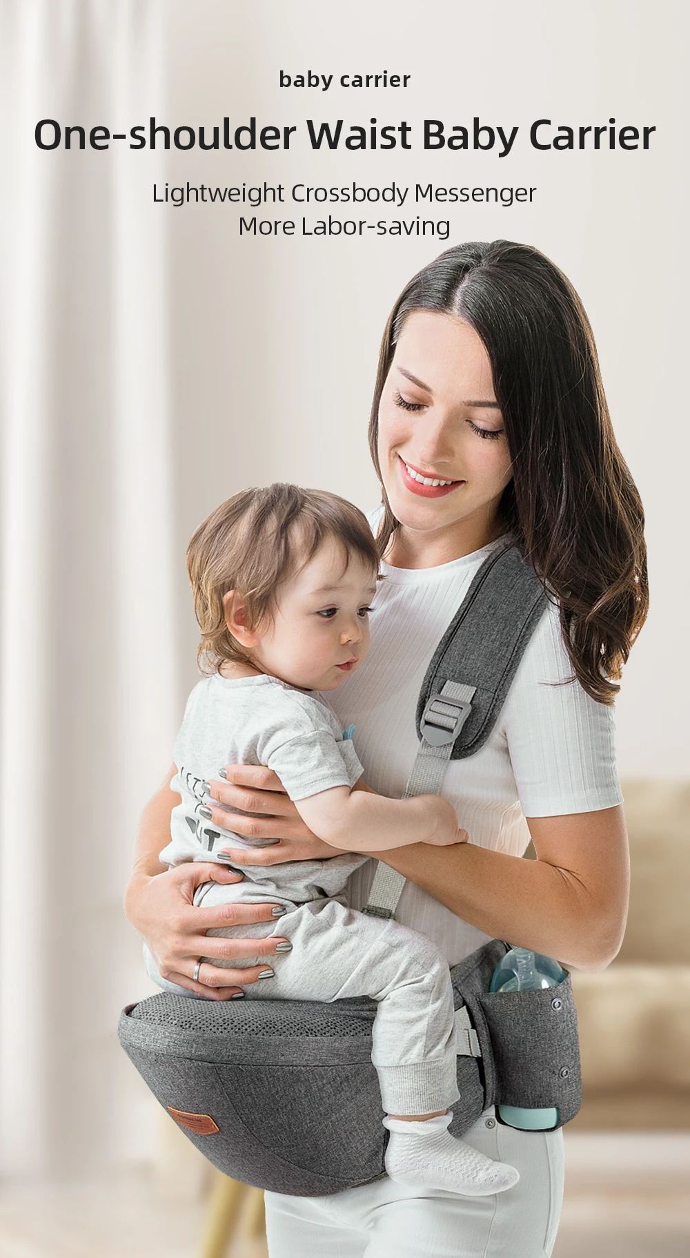 EASYHIP ONE SHOULDER INFANT HIP CARRIER