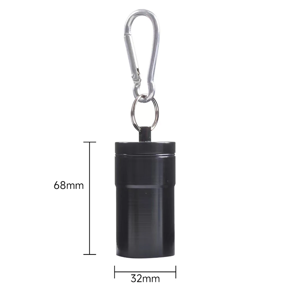 Portable Ashtray Cigarettes Ashtray with Carabiner Mini Outdoor