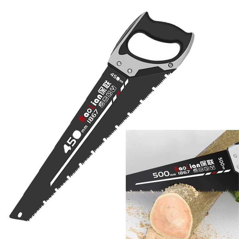 16/18/20 Inch Hand Saw Timber Saw Heavy Duty Extra Long Blade Garden Tenon Wood Bamboo Plastic Cutting Woodworking Tool hand saw multi purpose saw handheld saw